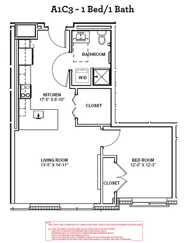 Floor plan A1C3