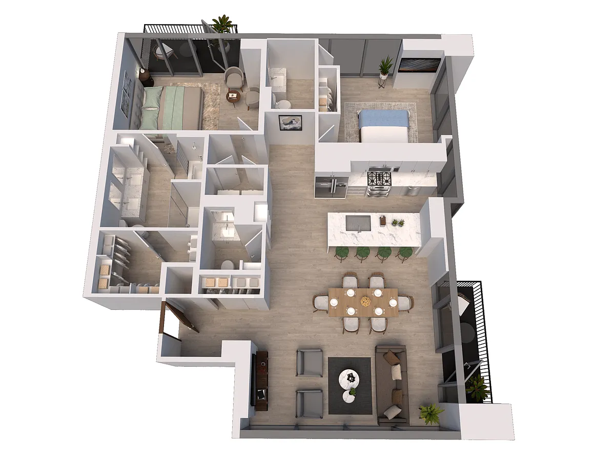 Floor plan B17C