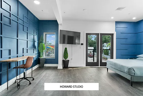 Floor plan Howard Studio w BALC