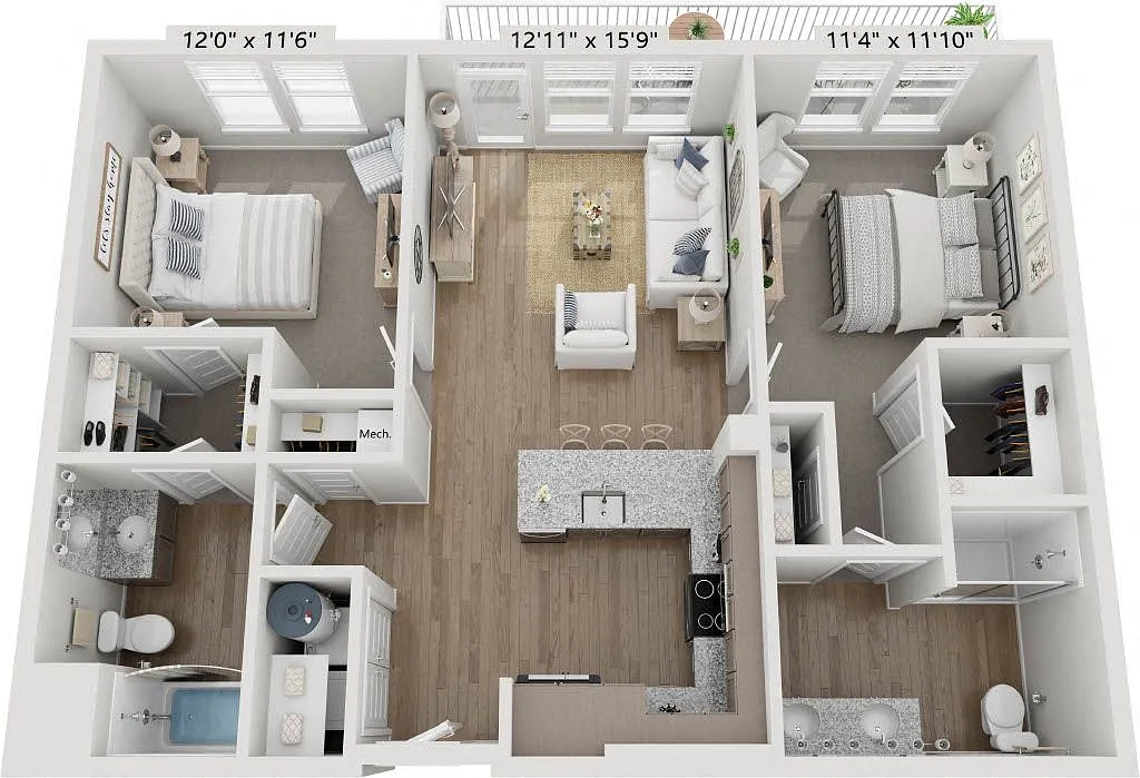 Floor plan B2 - Jasper