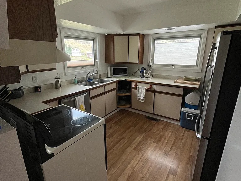 stainless in kitchen