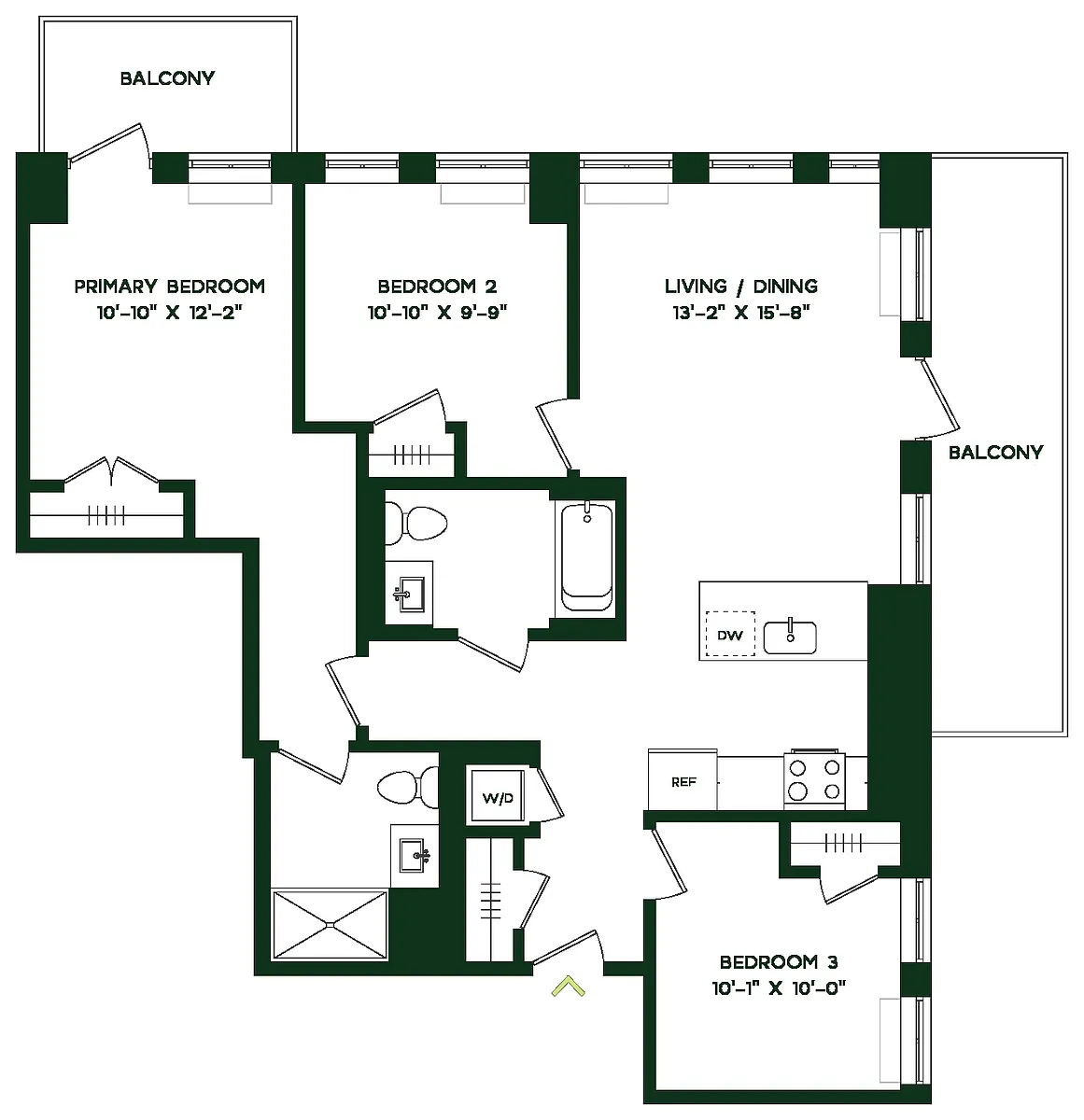 Floor plan C1E