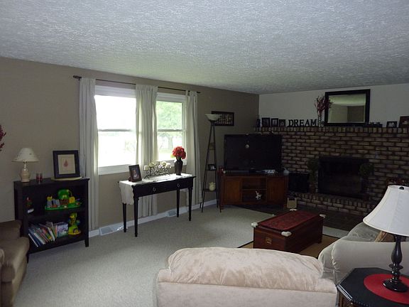 Family Room with beautiful gas fireplace
