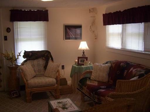 Living room in cottage home