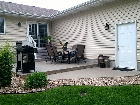 Patio on West Side of Home
