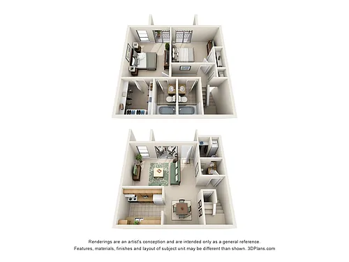 Floor plan Orange Blossom with Premium Cabinetry