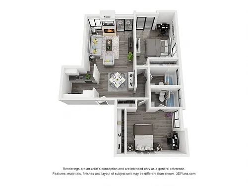 Floor plan 2X2