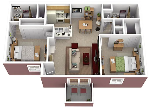 Floor plan B3