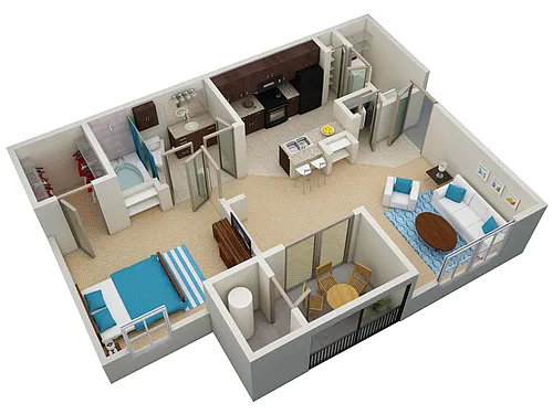 Floor plan Indigo Run