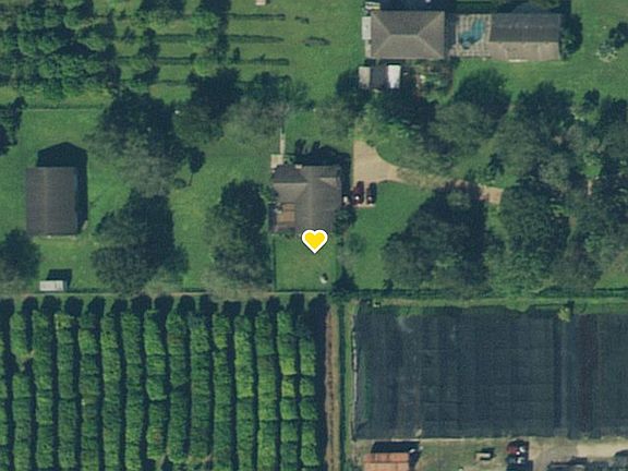 Aerial view of neighborhood