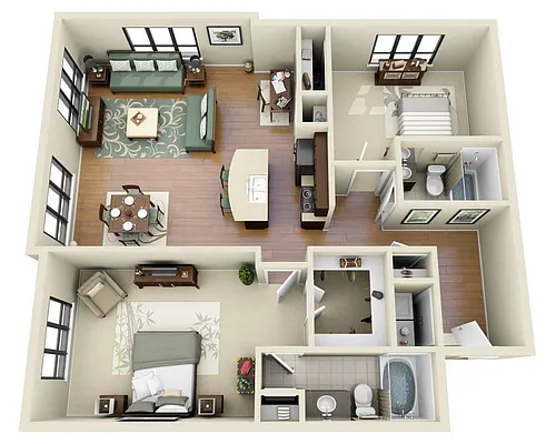 Floor plan Della Monta (B2A)