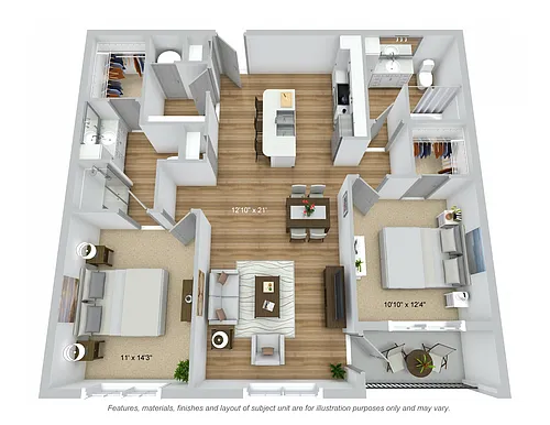 Floor plan Pullman 2.2