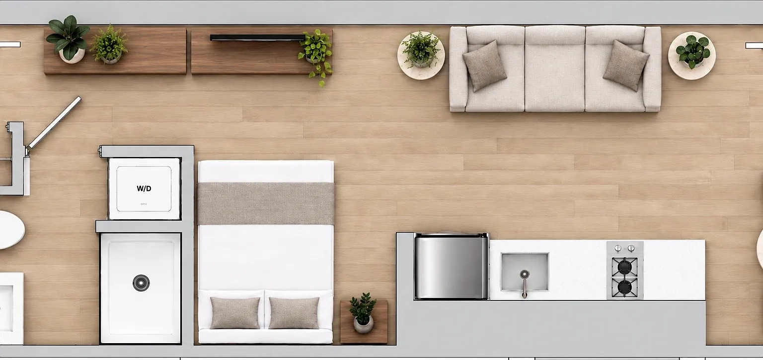 Studio, 349 sqft, $1,750 — Photo 1