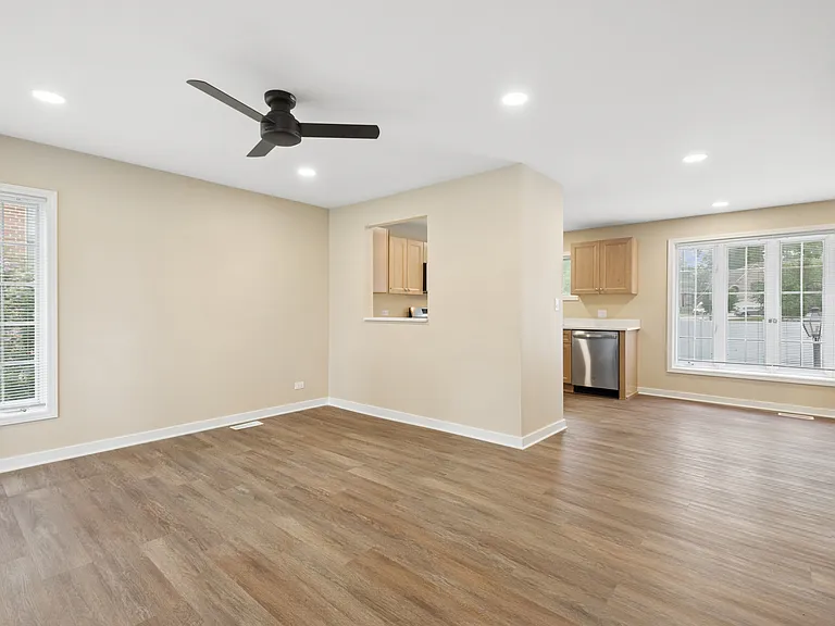 Living room and Kitchen