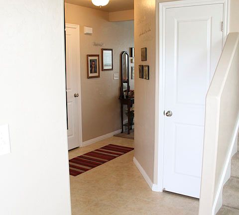 Entry hall to family room