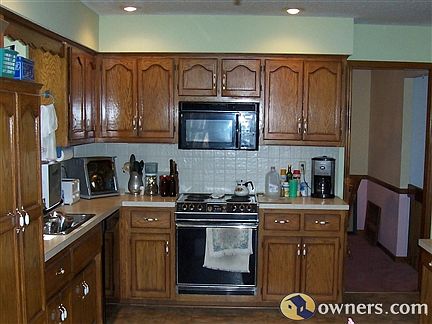 Kitchen from Rear Door to Deck