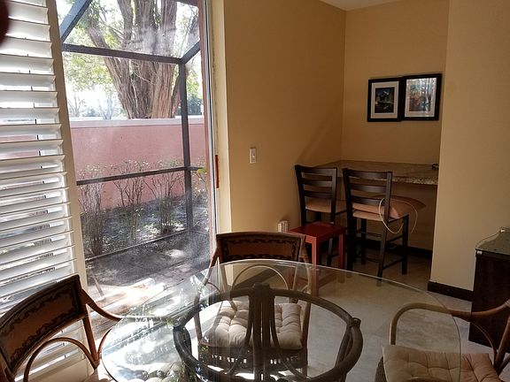 screened porch and niche