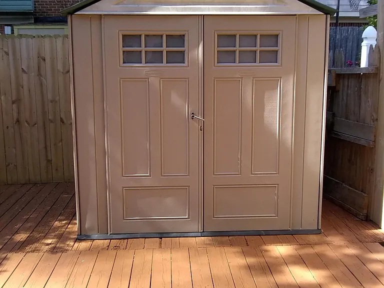 I just restained the deck