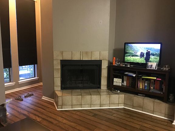 Living room and entry way