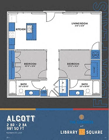 Floor plan Alcott