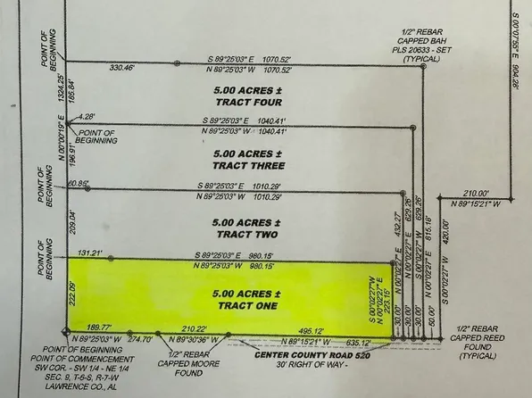 LOT 1 County Road 519, Moulton, AL 35650