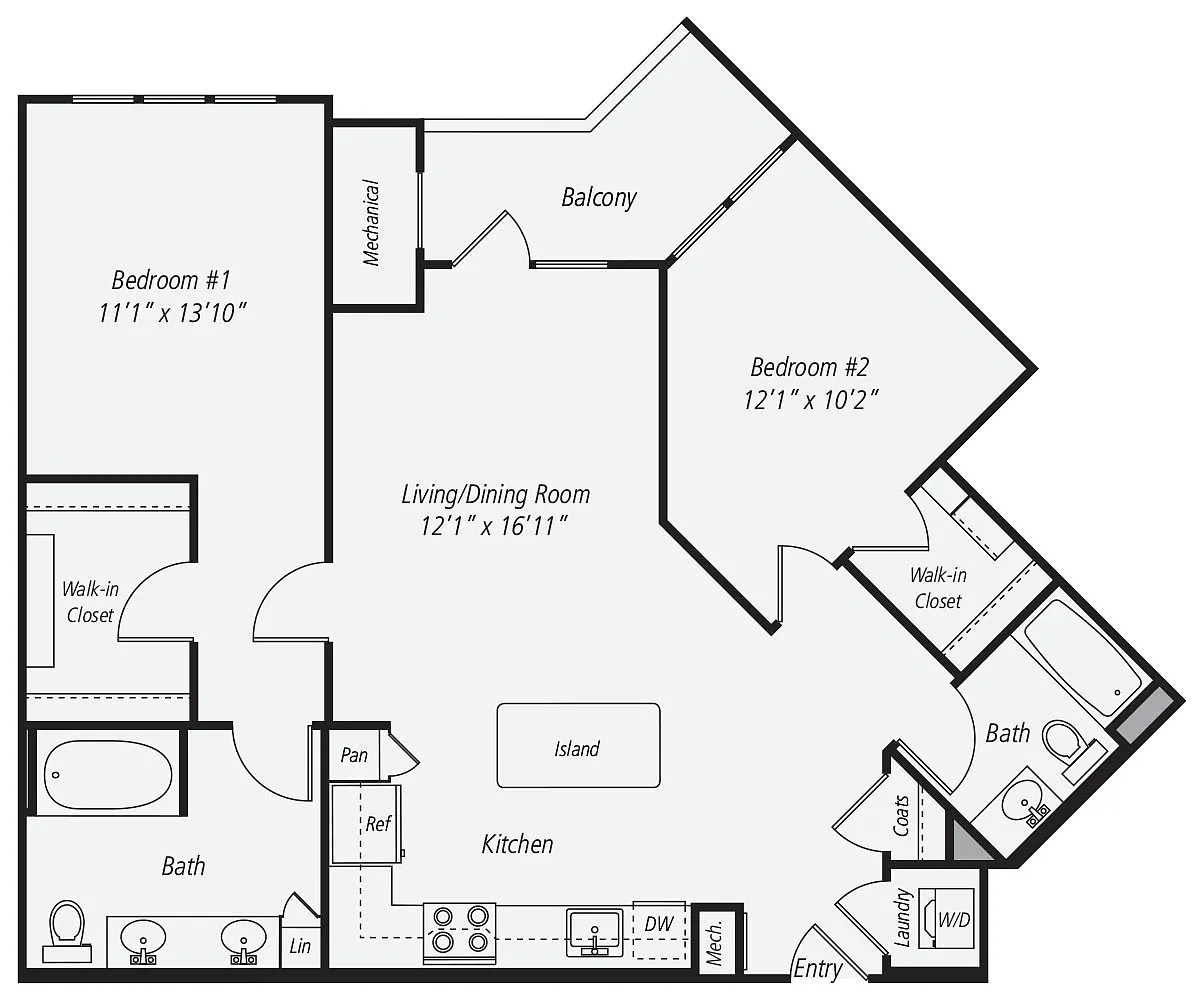 Floor plan B7b-1163
