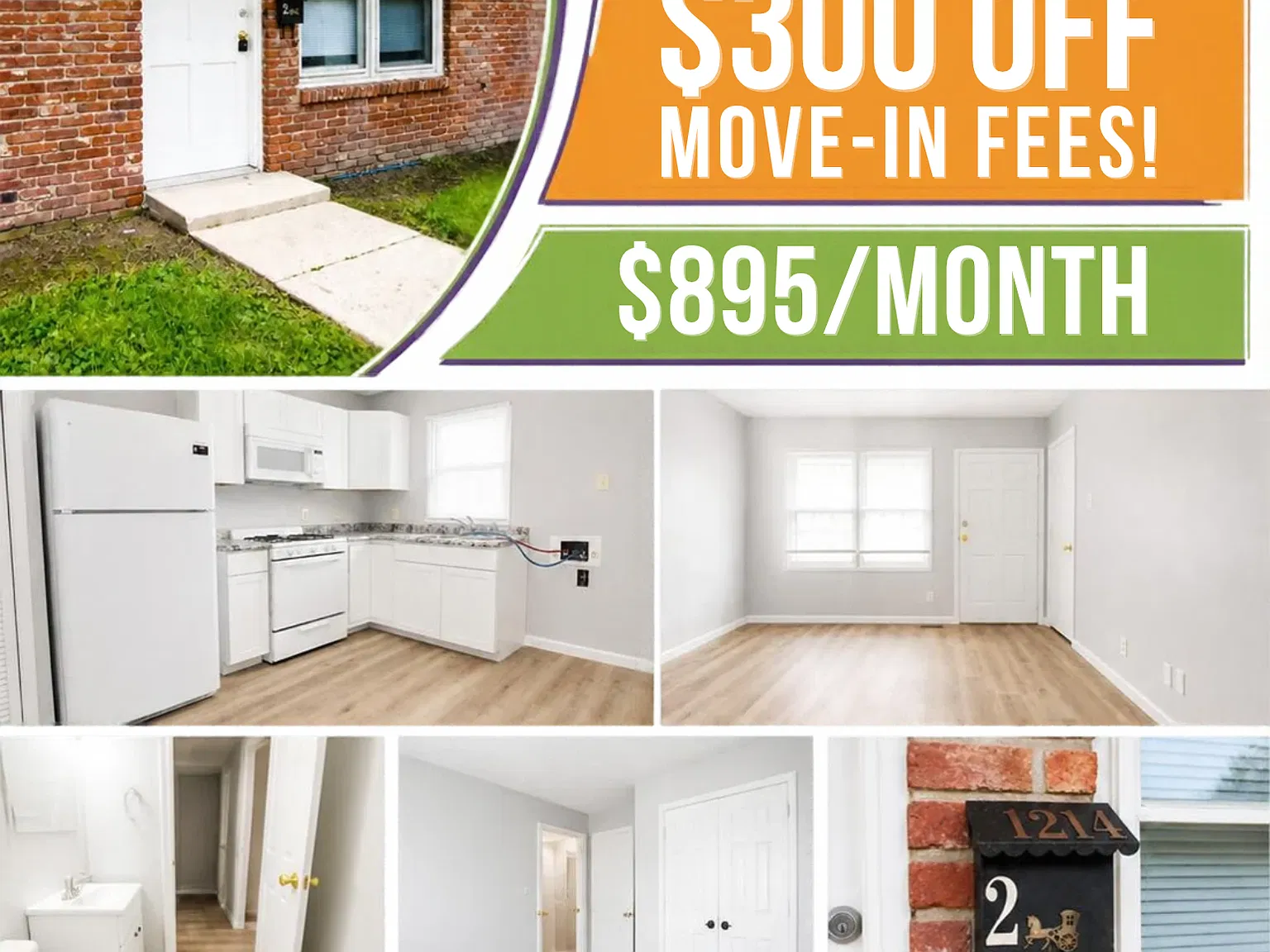 2 bed, 700 sqft, $895 — Photo 1