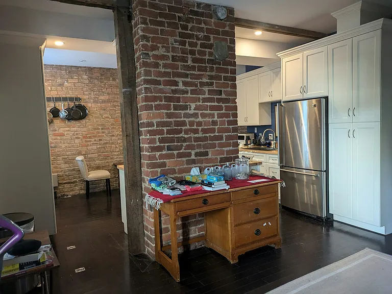 kitchen from back door