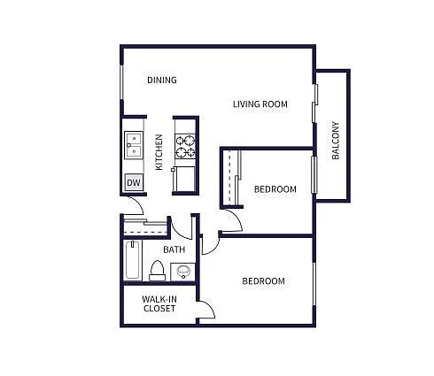 Floor plan 2X1-B2