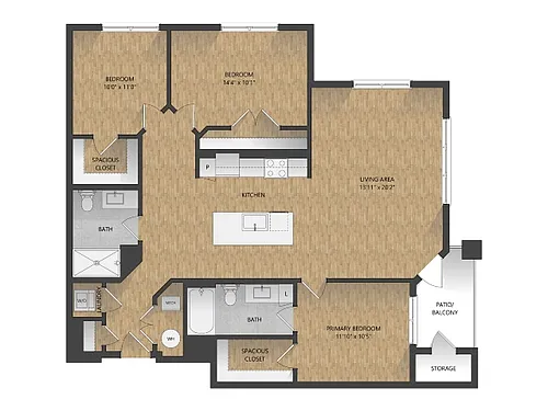 Floor plan E1