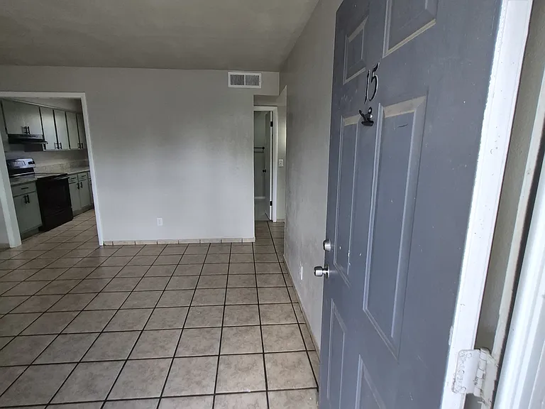 looking in from entrance