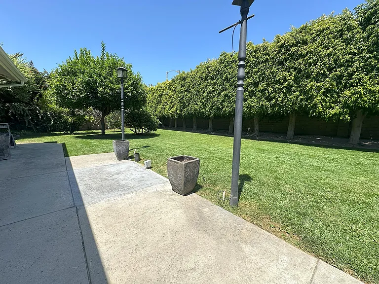 Large yard