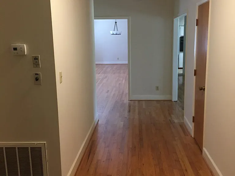Hallway leading to den