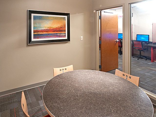 A welcoming environment for group work and connection.