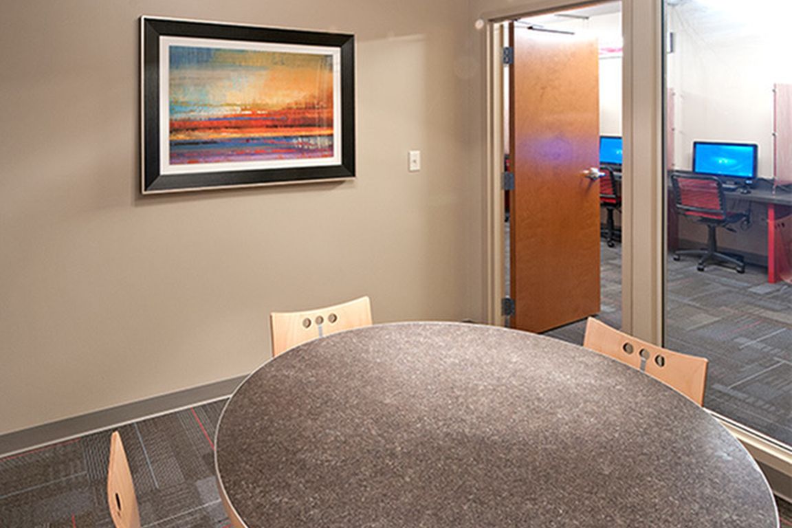 A welcoming environment for group work and connection.
