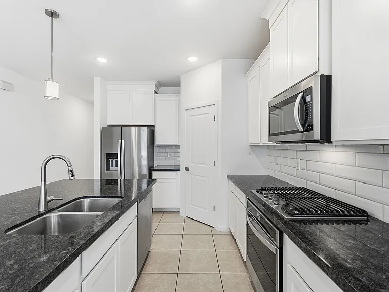 Gas range and stainless appliances