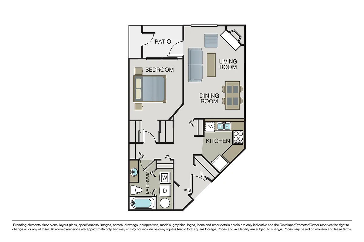 Floor plan Plan 1B