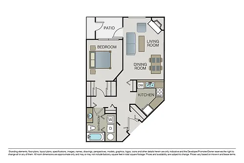 Floor plan Plan 1B