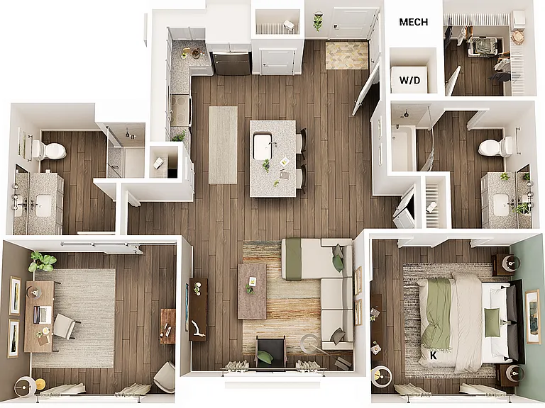 AS2 floor plan Prose Park View