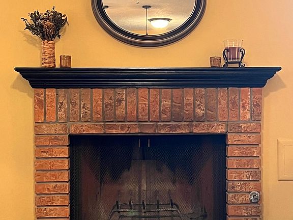 Cozy fireplace