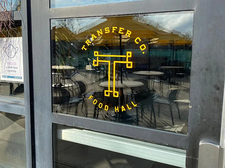 1 block from Transfer Co Food Hall