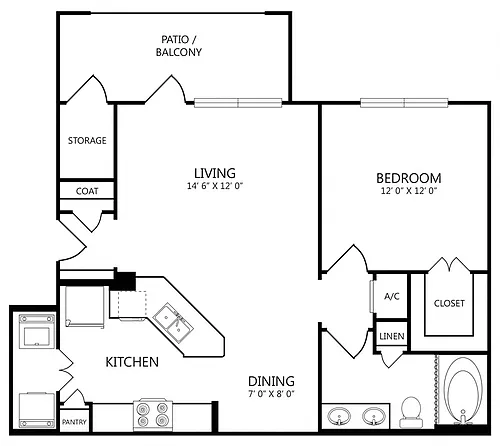 Floor plan A2