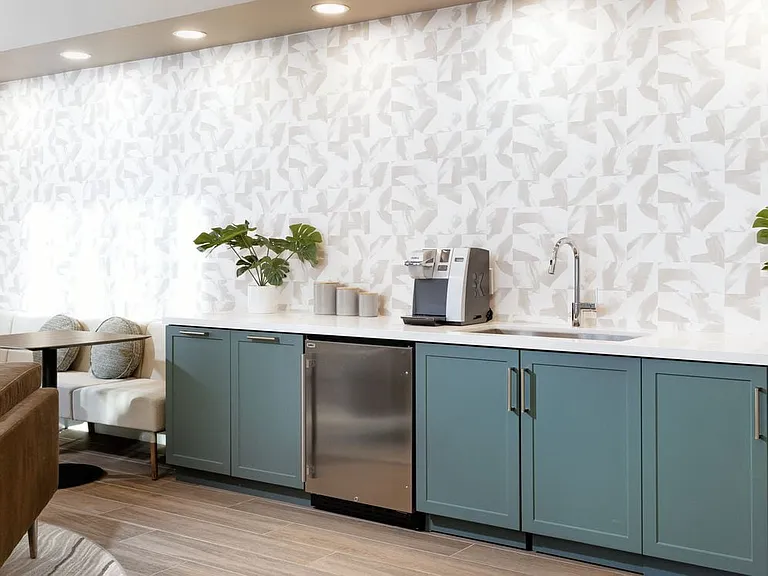 Resident lounge with kitchenette