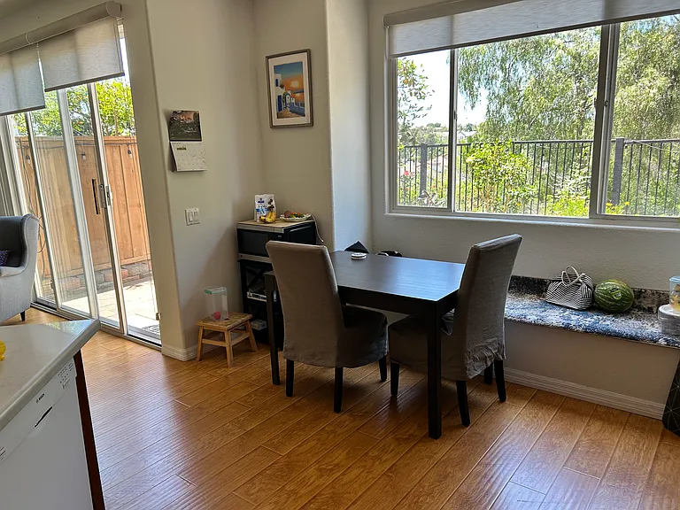 Family room and breakfast nook