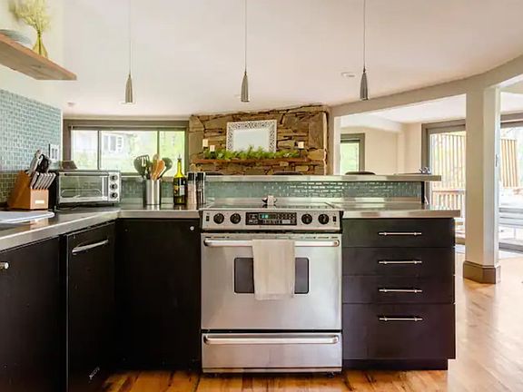 Fully stocked kitchen