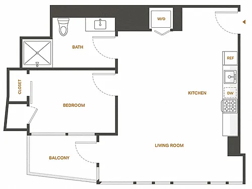 Floor plan 1-T