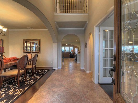 Grand two story entry when you walk in the home.