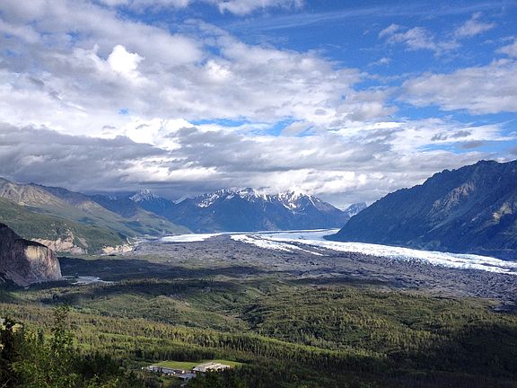 Amazing views of the glacier