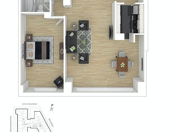 3rd image of 155 W 68th St APT 1234