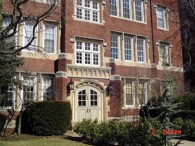 Front of building